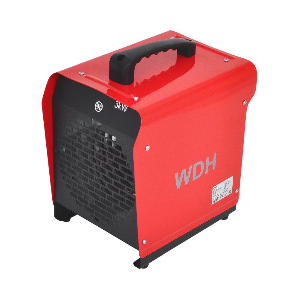 WDH BGP03 Elektroheizer Heizlüfter 3 kW 230V