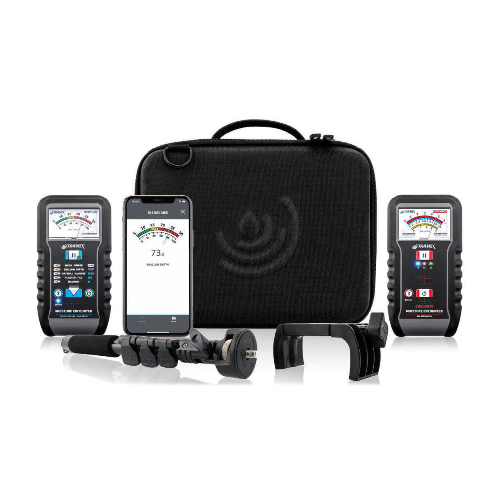 Tramex WDTK Messkoffer Wasserschadensanierung Tech Kit