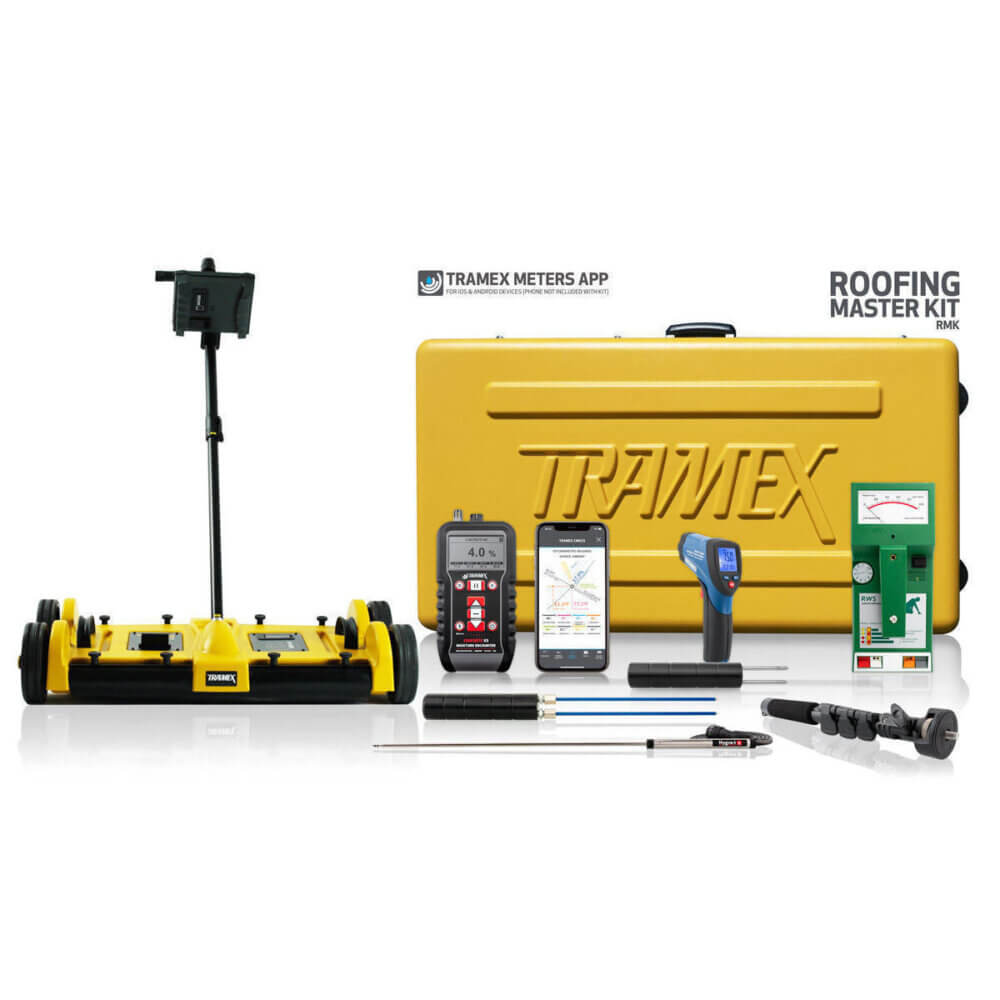 Tramex Roofing Master Kit Flachdach Lecksuche