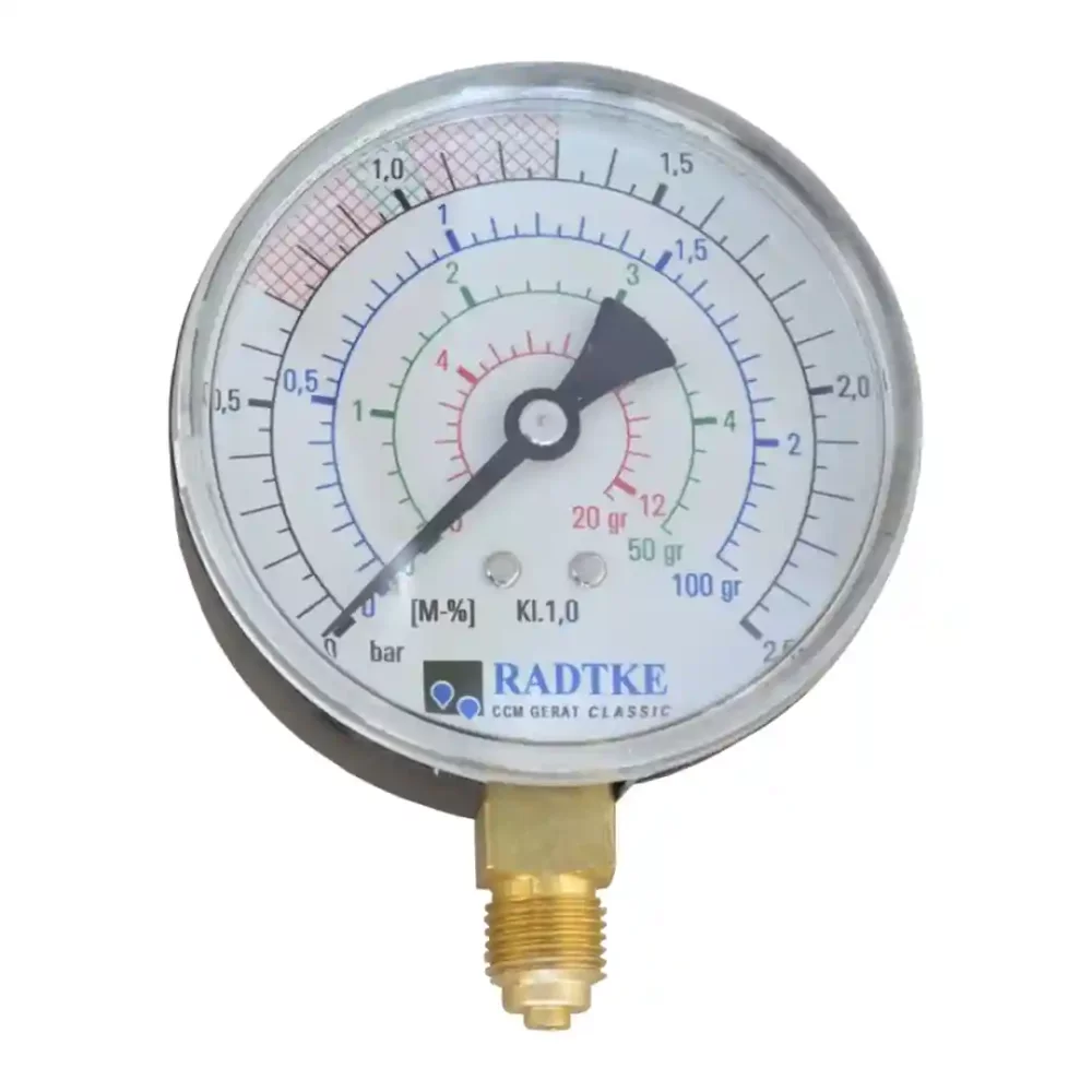 Radtke Ersatz-Manometer CLASSIC mechanisch