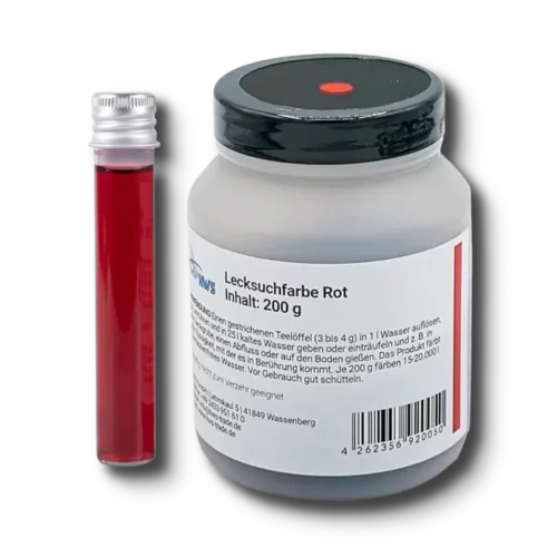 Lecksuchfarbe Rot